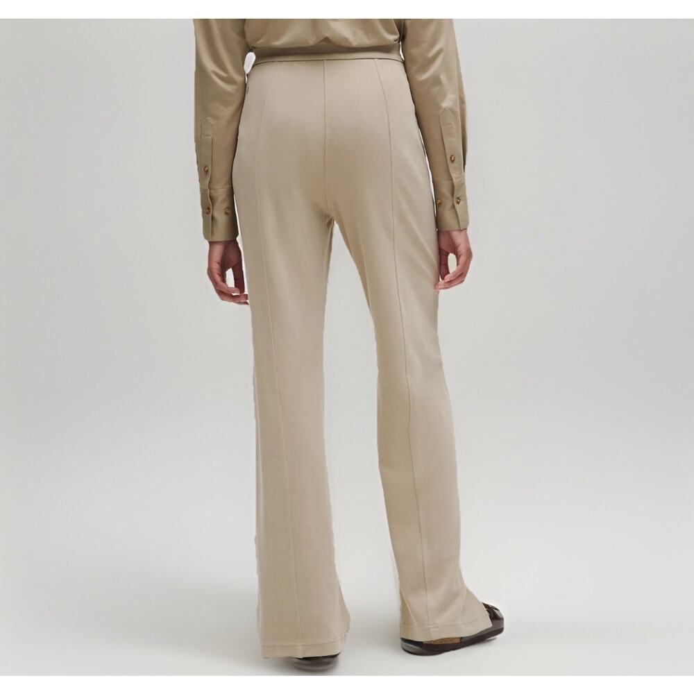 Lululemon Softstreme High-Rise Wide-Leg Pique Pant Women’s XL Sheer Oak - Picture 3 of 16
